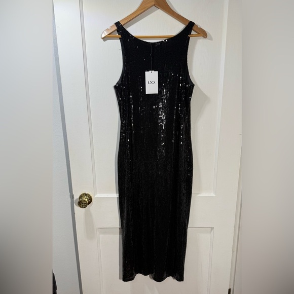 NWT Iman Sequin Slip Dress - Picture 4 of 6